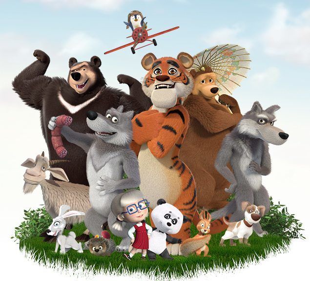 Masha's friends - masha and the bear quiz