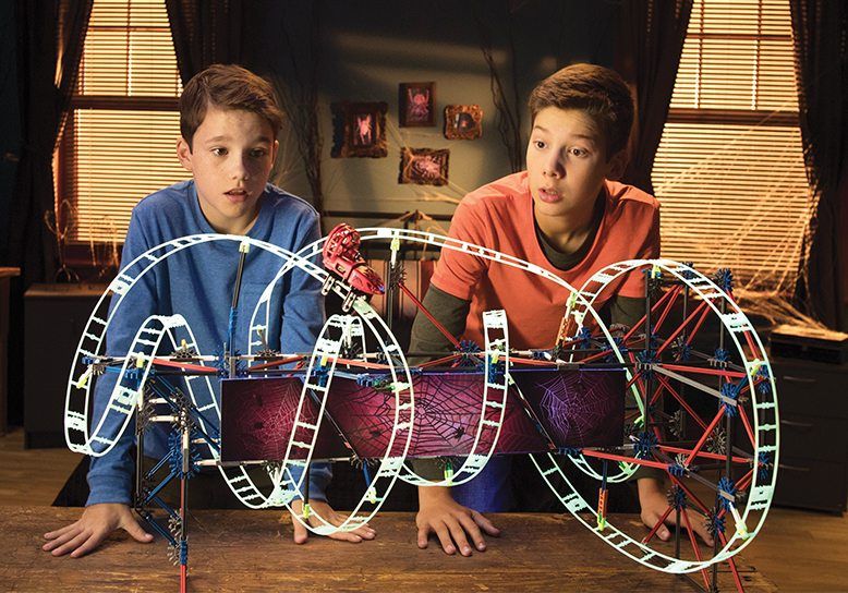 knex glow in the dark roller coaster